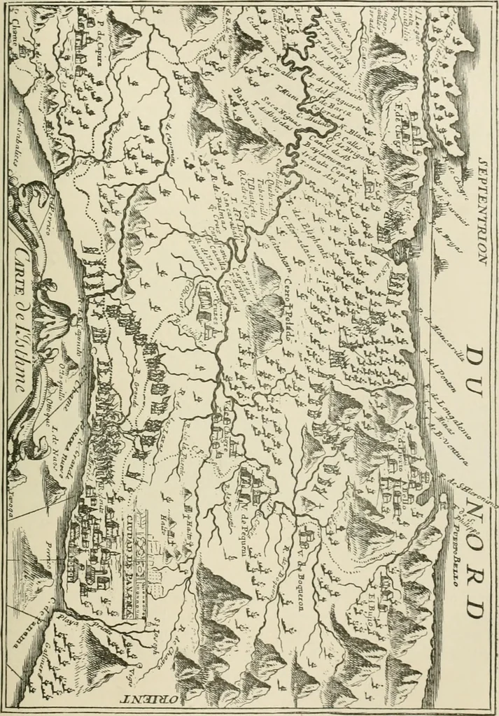 An illustration from Narrative and critical history of America, 1884, leaf 254