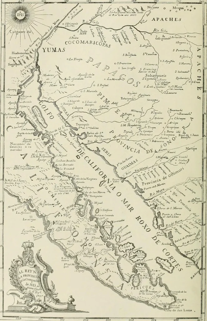 An illustration from Narrative and critical history of America, 1884, leaf 271