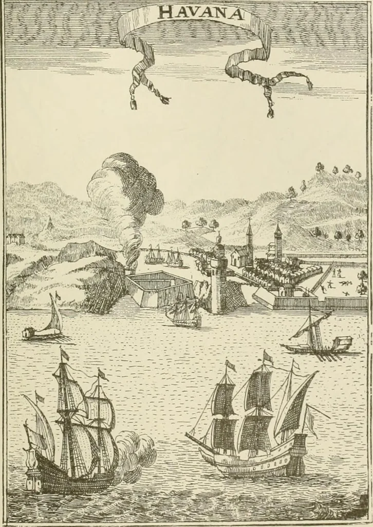 An illustration from Narrative and critical history of America, 1884, leaf 288