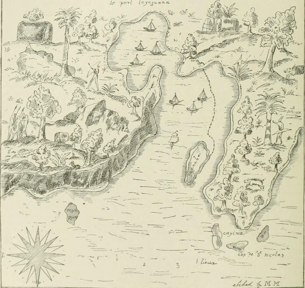 An illustration from Narrative and critical history of America, 1884, leaf 295