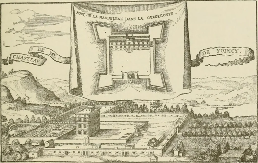 An illustration from Narrative and critical history of America, 1884, leaf 304