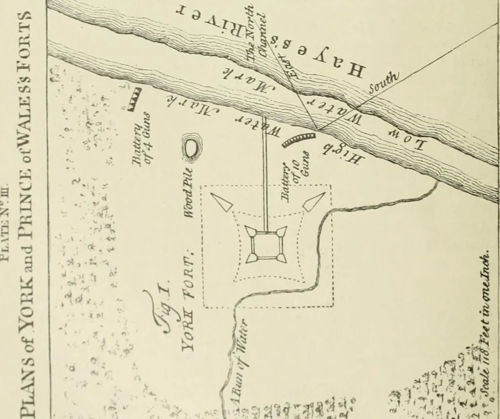 An illustration from Narrative and critical history of America, 1884, leaf 31