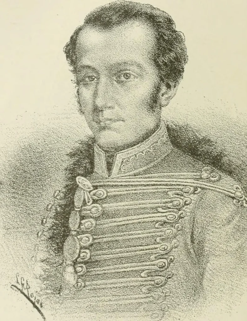 An illustration from Narrative and critical history of America, 1884, leaf 341
