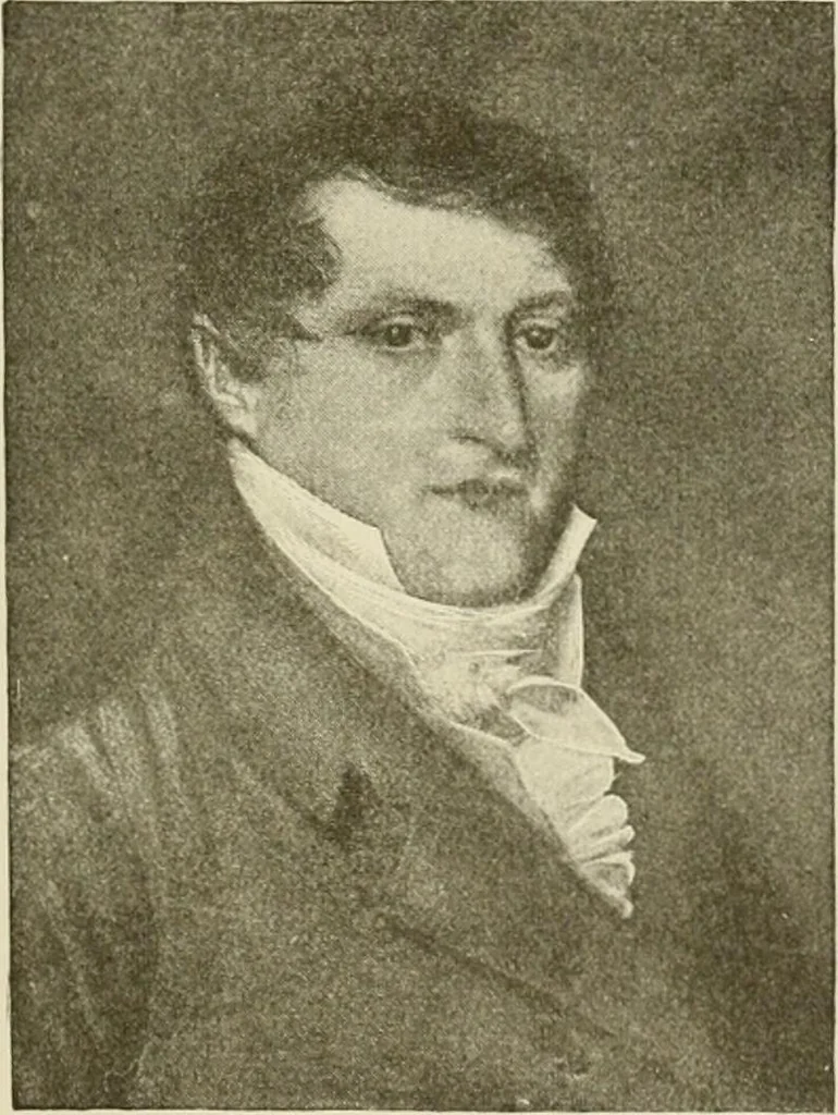An illustration from Narrative and critical history of America, 1884, leaf 342