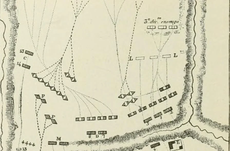 An illustration from Narrative and critical history of America, 1884, leaf 353