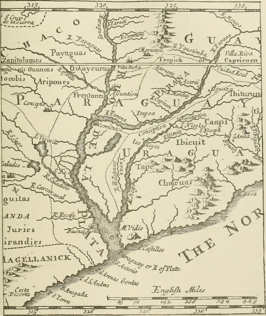 An illustration from Narrative and critical history of America, 1884, leaf 374