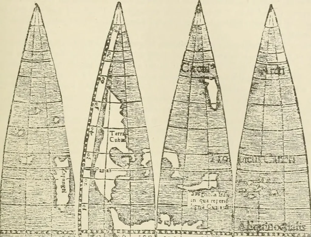 An illustration from Narrative and critical history of America, 1884, leaf 394