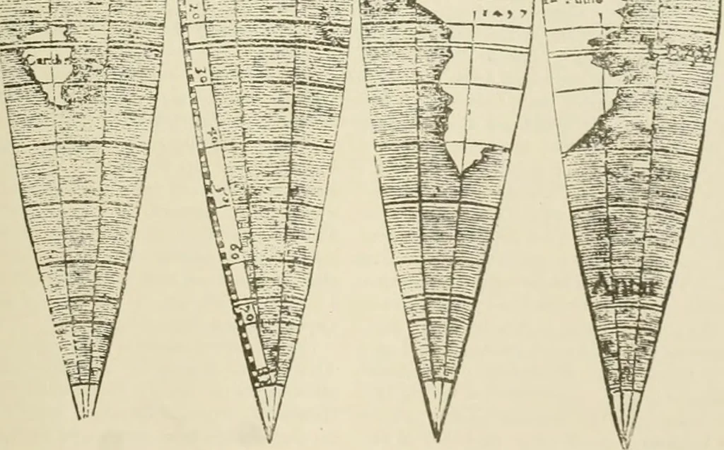 An illustration from Narrative and critical history of America, 1884, leaf 394