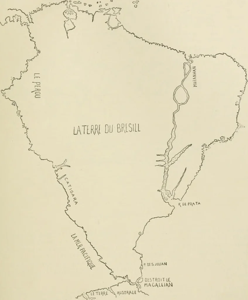 An illustration from Narrative and critical history of America, 1884, leaf 404