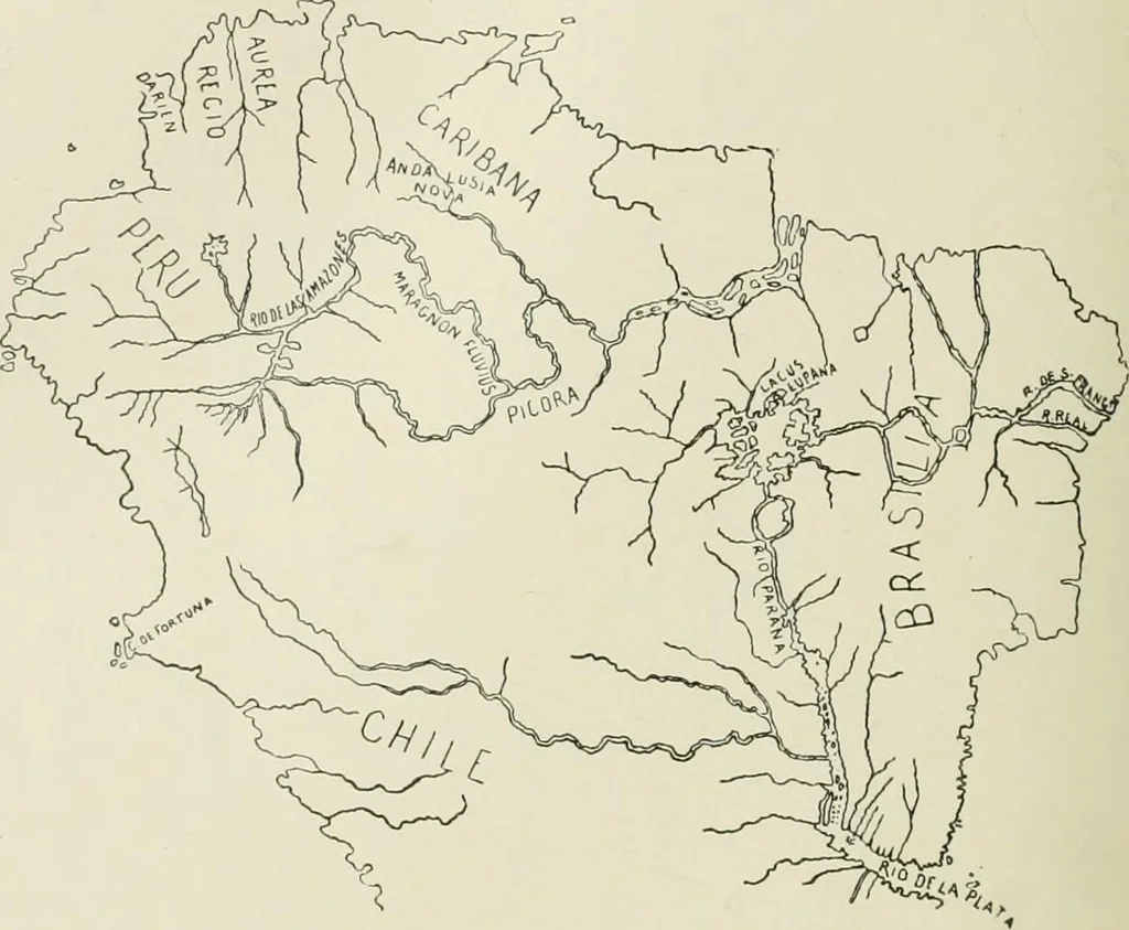 An illustration from Narrative and critical history of America, 1884, leaf 405