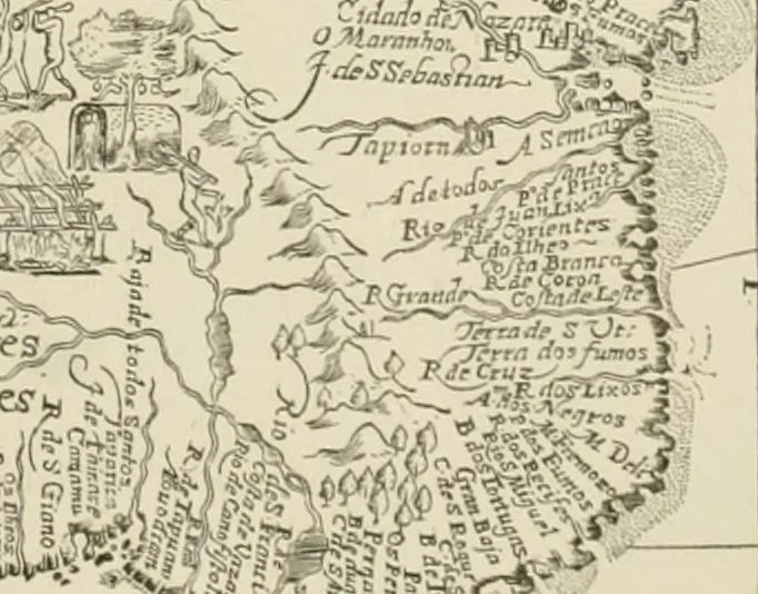An illustration from Narrative and critical history of America, 1884, leaf 416