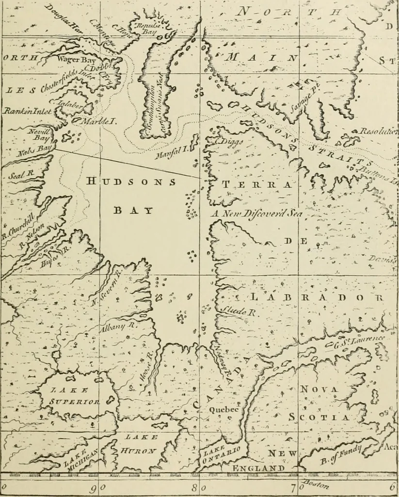 An illustration from Narrative and critical history of America, 1884, leaf 42