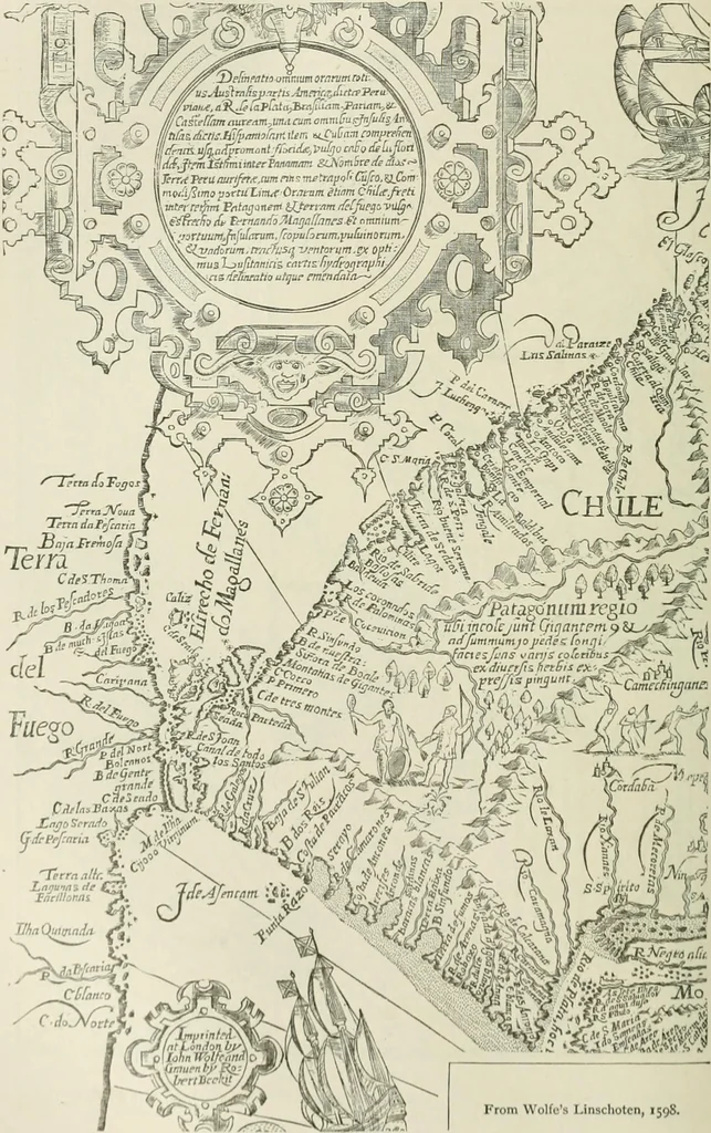 An illustration from Narrative and critical history of America, 1884, leaf 421