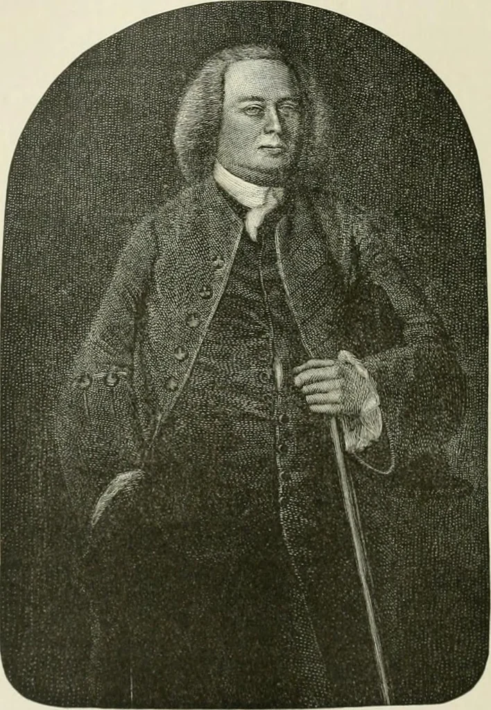 An illustration from Narrative and critical history of America, 1884, leaf 451