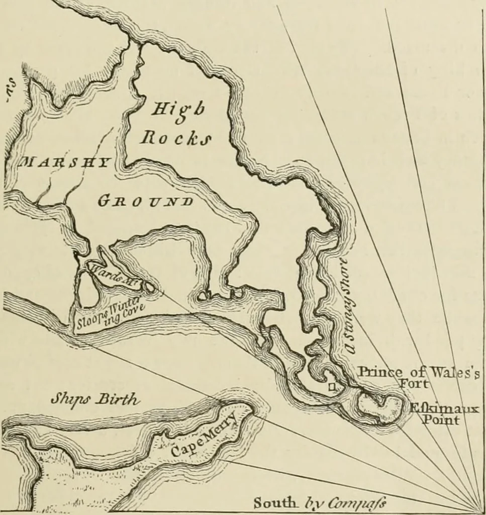 An illustration from Narrative and critical history of America, 1884, leaf 46