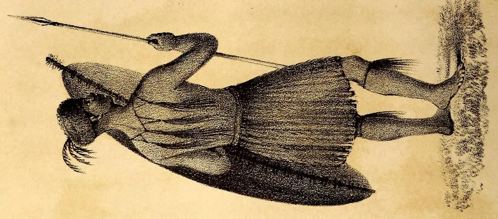 An illustration from Narrative of a journey to the Zoolu country, in South Africa, 1836, leaf 152