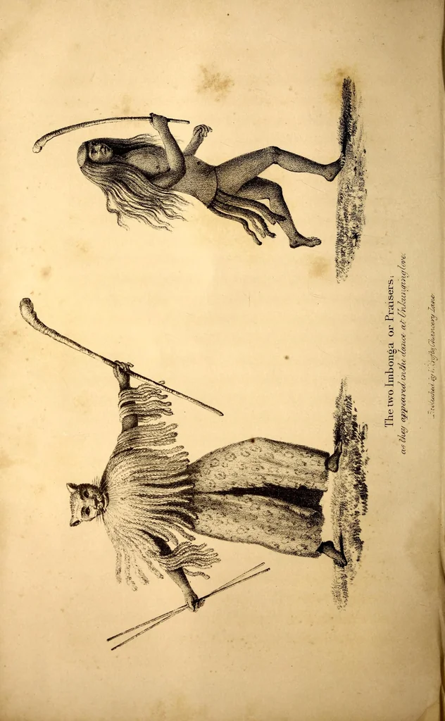 An illustration from Narrative of a journey to the Zoolu country, in South Africa, 1836, leaf 96