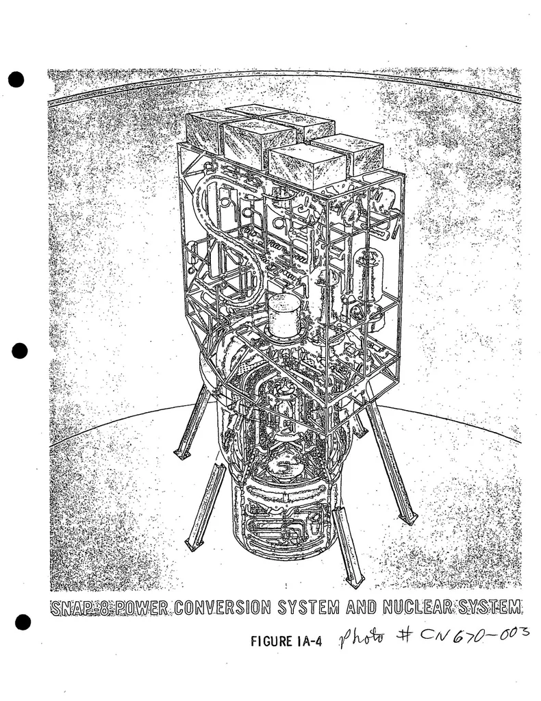 An illustration from SNAP-8 power conversion system design review, 1970, leaf 7