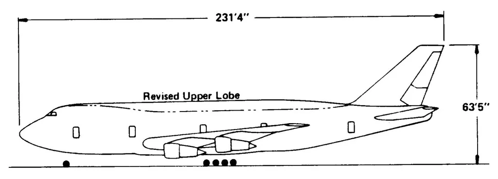 An illustration from Liquid-Hydrogen-Fueled Aircraft, 1973, leaf 4