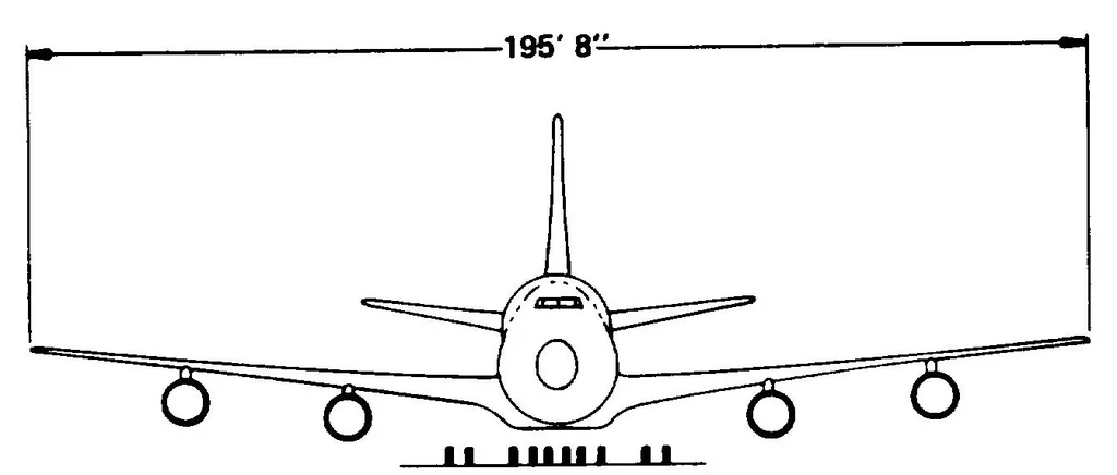 An illustration from Liquid-Hydrogen-Fueled Aircraft, 1973, leaf 4