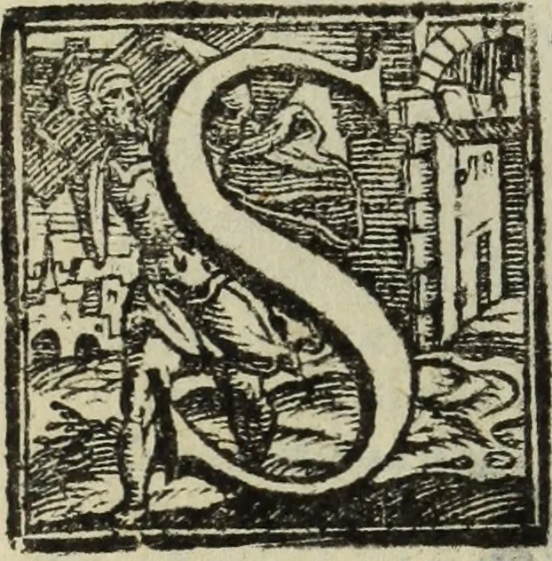 An illustration from Natalis Comitis Mythologiae, siue, Explicationis fabularum libri decem; in quibvs omnia prope naturalis et moralis philosophiae dogmata in veterum fabulis contenta fuisse perspicuè demonstratur, 1616, leaf 145