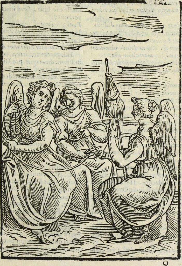 An illustration from Natalis Comitis Mythologiae, siue, Explicationis fabularum libri decem; in quibvs omnia prope naturalis et moralis philosophiae dogmata in veterum fabulis contenta fuisse perspicuè demonstratur, 1616, leaf 154