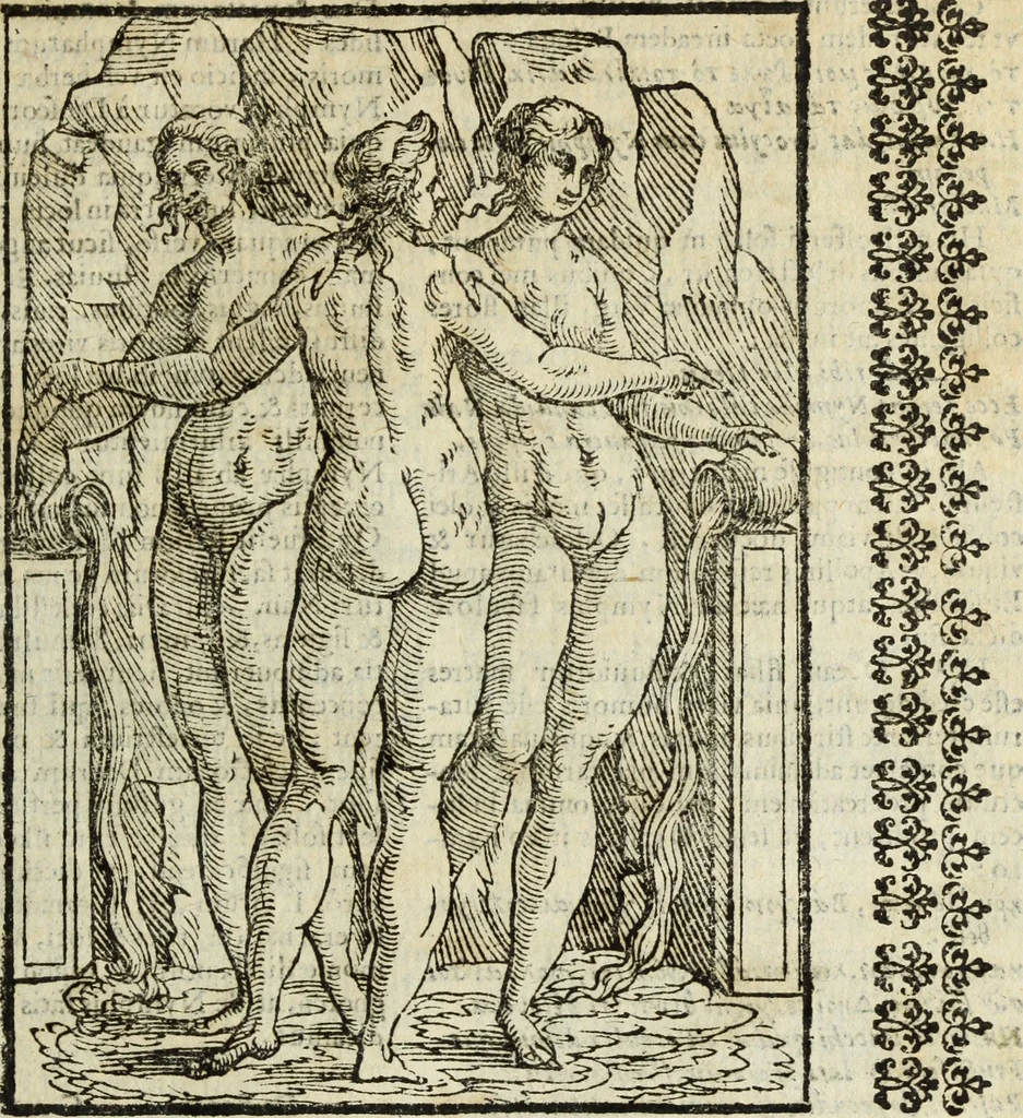 An illustration from Natalis Comitis Mythologiae, siue, Explicationis fabularum libri decem; in quibvs omnia prope naturalis et moralis philosophiae dogmata in veterum fabulis contenta fuisse perspicuè demonstratur, 1616, leaf 304