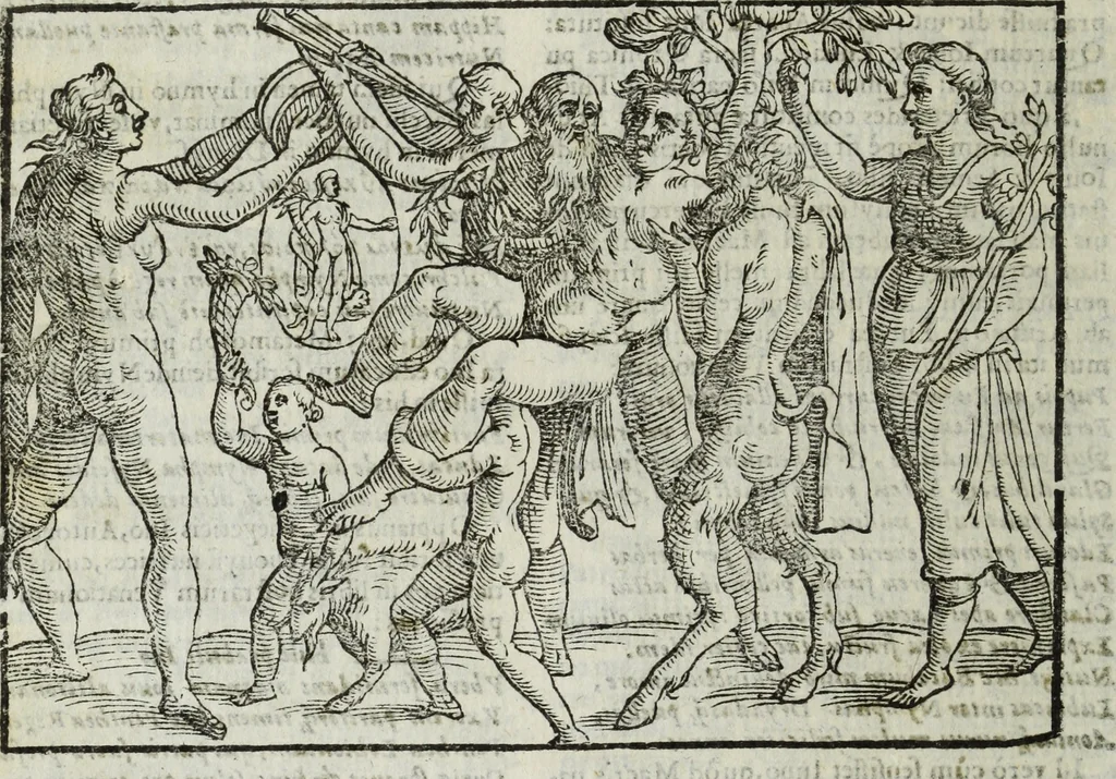 An illustration from Natalis Comitis Mythologiae, siue, Explicationis fabularum libri decem; in quibvs omnia prope naturalis et moralis philosophiae dogmata in veterum fabulis contenta fuisse perspicuè demonstratur, 1616, leaf 309