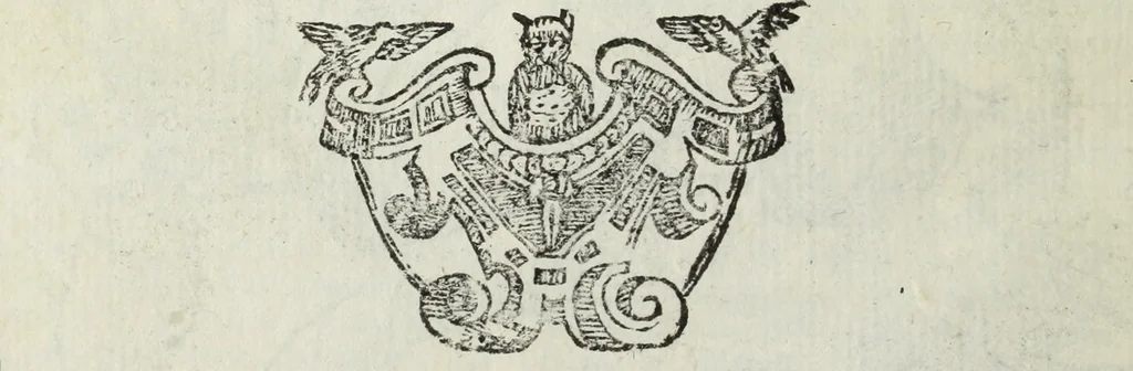 An illustration from Natalis Comitis Mythologiae, siue, Explicationis fabularum libri decem; in quibvs omnia prope naturalis et moralis philosophiae dogmata in veterum fabulis contenta fuisse perspicuè demonstratur, 1616, leaf 345