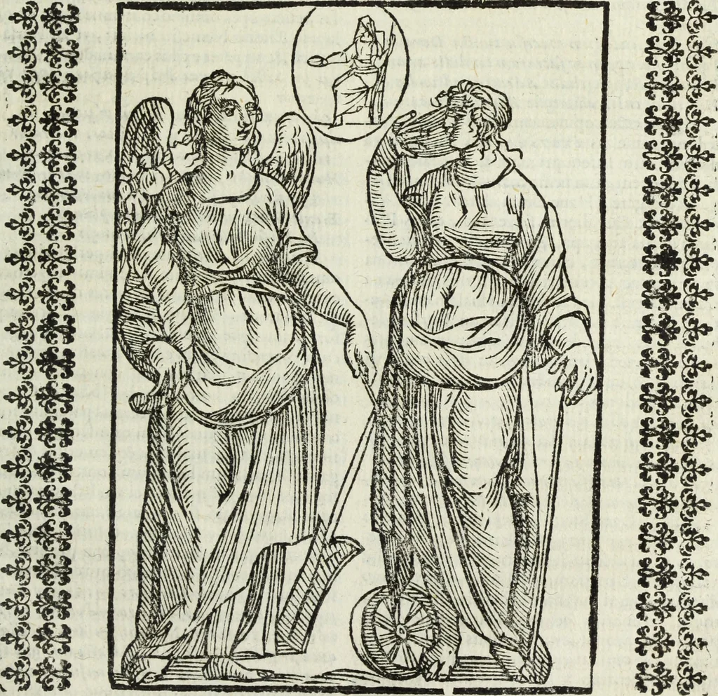 An illustration from Natalis Comitis Mythologiae, siue, Explicationis fabularum libri decem; in quibvs omnia prope naturalis et moralis philosophiae dogmata in veterum fabulis contenta fuisse perspicuè demonstratur, 1616, leaf 576