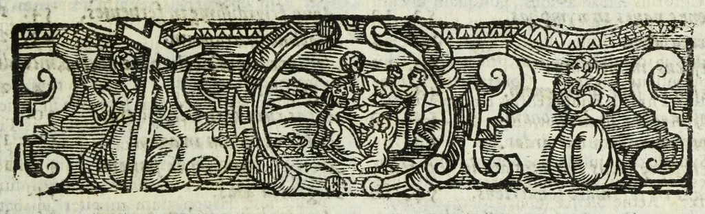An illustration from Natalis Comitis Mythologiae, siue, Explicationis fabularum libri decem; in quibvs omnia prope naturalis et moralis philosophiae dogmata in veterum fabulis contenta fuisse perspicuè demonstratur, 1616, leaf 721