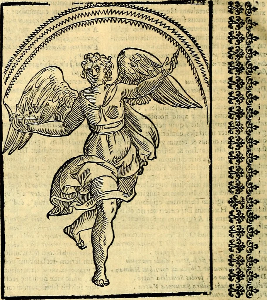 An illustration from Natalis Comitis Mythologiae sive Explicationis fabvlarvm libri decem, in qvibvs omnia prope natvralis et moralis philosophiæ dogmata in veterum fabulis contenta fuisse perspicuè demonstratur, 1616, leaf 117