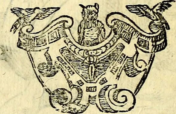 An illustration from Natalis Comitis Mythologiae sive Explicationis fabvlarvm libri decem, in qvibvs omnia prope natvralis et moralis philosophiæ dogmata in veterum fabulis contenta fuisse perspicuè demonstratur, 1616, leaf 343