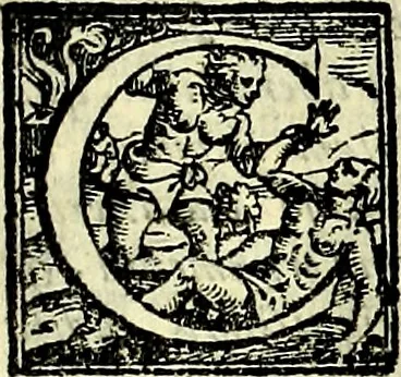 An illustration from Natalis Comitis Mythologiae sive Explicationis fabvlarvm libri decem, in qvibvs omnia prope natvralis et moralis philosophiæ dogmata in veterum fabulis contenta fuisse perspicuè demonstratur, 1616, leaf 664