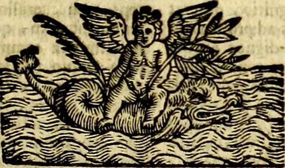 An illustration from Natalis Comitis Mythologiae, sive, Explicationis fabularum libri decem : in quibus omnia prope naturalis et moralis philosophiae dogmata in veterum fabulis contenta fuisse perspicuè demonstratur ... : accessit G. Linocerii Musarum mytholgia, & anonymi obseuationum in totam de dijs gentium narrationem libellus : adiectæ sunt ... editioni elegantissimæ deorum imagines, & eruditissimæ M. Antonij Tritonij Vtinensis .., 1637, leaf 142