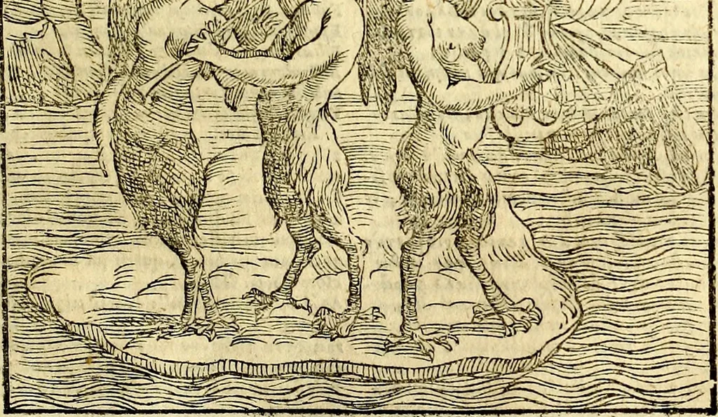 An illustration from Natalis Comitis Mythologiae, sive, Explicationis fabularum libri decem : in quibus omnia prope naturalis et moralis philosophiae dogmata in veterum fabulis contenta fuisse perspicuè demonstratur ... : accessit G. Linocerii Musarum mytholgia, & anonymi obseuationum in totam de dijs gentium narrationem libellus : adiectæ sunt ... editioni elegantissimæ deorum imagines, & eruditissimæ M. Antonij Tritonij Vtinensis .., 1637, leaf 442