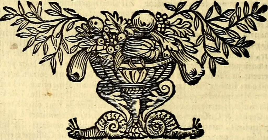 An illustration from Natalis Comitis Mythologiae, sive, Explicationis fabularum libri decem : in quibus omnia prope naturalis et moralis philosophiae dogmata in veterum fabulis contenta fuisse perspicuè demonstratur ... : accessit G. Linocerii Musarum mytholgia, & anonymi obseuationum in totam de dijs gentium narrationem libellus : adiectæ sunt ... editioni elegantissimæ deorum imagines, & eruditissimæ M. Antonij Tritonij Vtinensis .., 1637, leaf 535