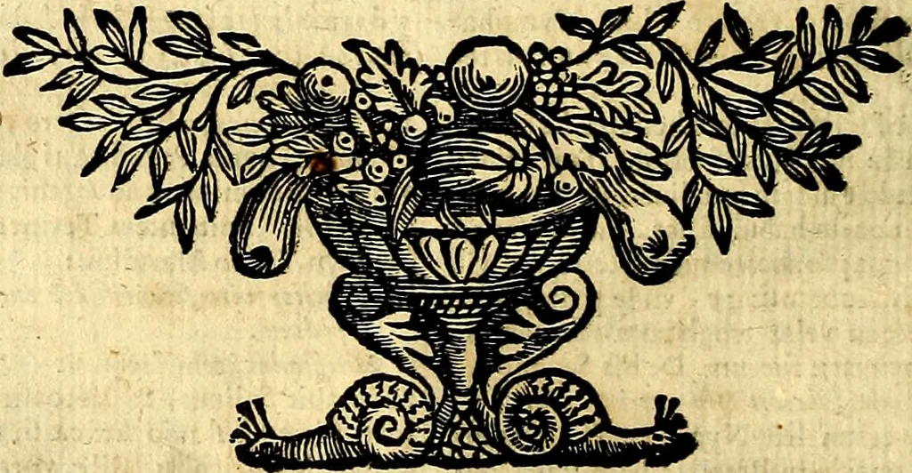 An illustration from Natalis Comitis Mythologiae, sive, Explicationis fabularum libri decem : in quibus omnia prope naturalis et moralis philosophiae dogmata in veterum fabulis contenta fuisse perspicuè demonstratur ... : accessit G. Linocerii Musarum mytholgia, & anonymi obseuationum in totam de dijs gentium narrationem libellus : adiectæ sunt ... editioni elegantissimæ deorum imagines, & eruditissimæ M. Antonij Tritonij Vtinensis .., 1637, leaf 625