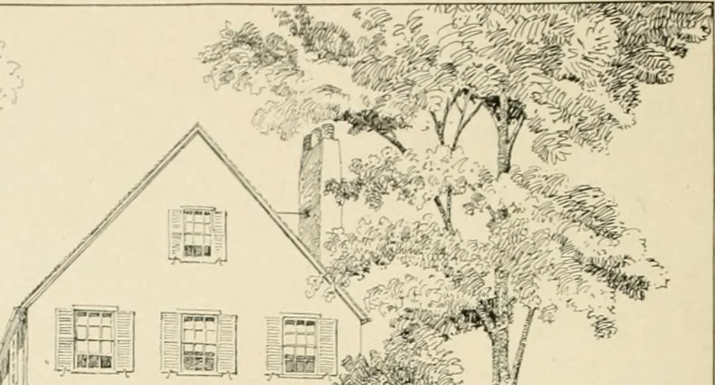 An illustration from The Natco suburban house and garage : attractive economical durable fireproof, 1915, leaf 15