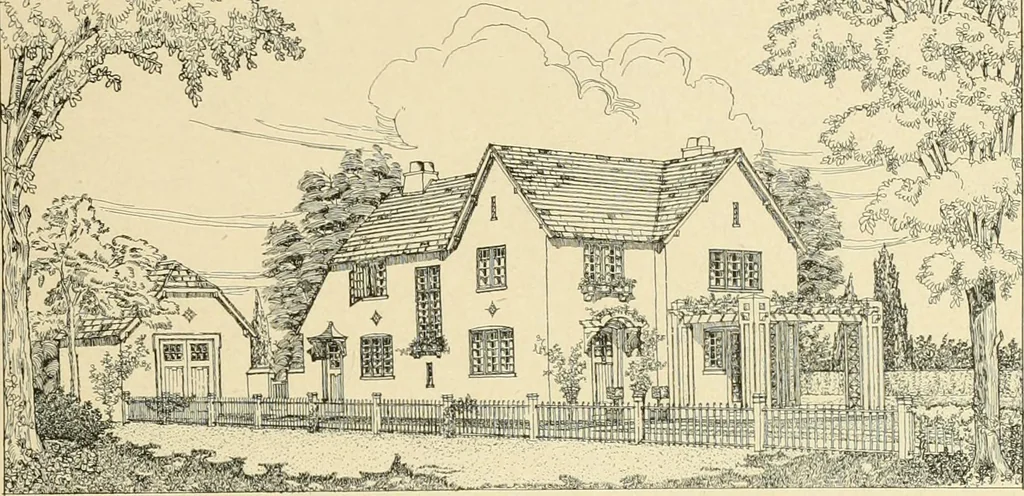 An illustration from The Natco suburban house and garage : attractive economical durable fireproof, 1915, leaf 26