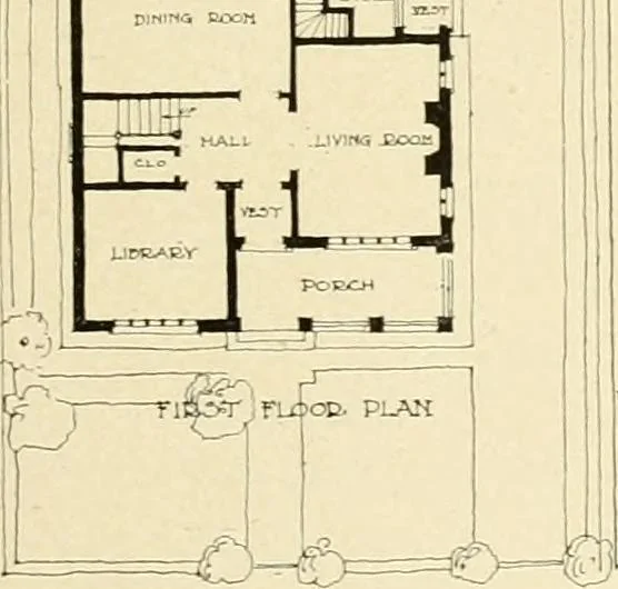 An illustration from The Natco suburban house and garage : attractive economical durable fireproof, 1915, leaf 42