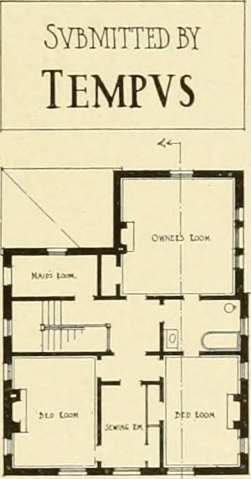 An illustration from The Natco suburban house and garage : attractive economical durable fireproof, 1915, leaf 54