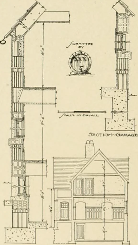 An illustration from The Natco suburban house and garage : attractive economical durable fireproof, 1915, leaf 55