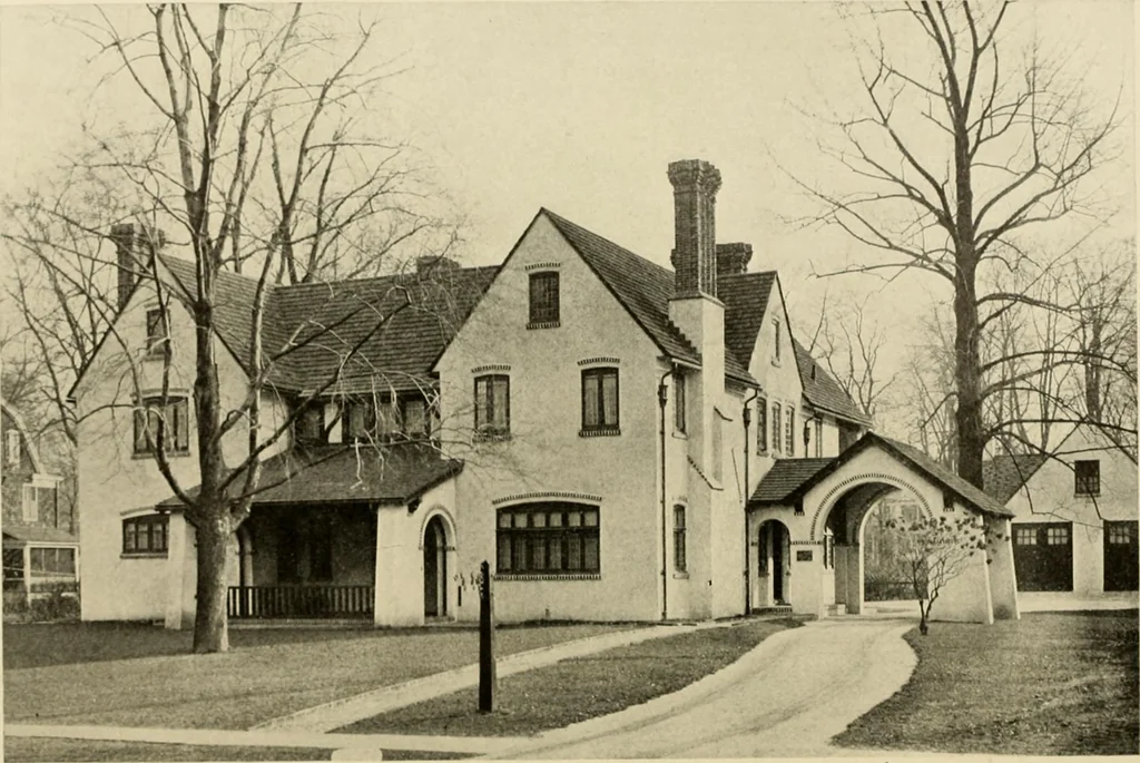 An illustration from The Natco suburban house and garage : attractive economical durable fireproof, 1915, leaf 67