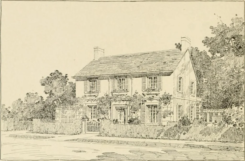 An illustration from The Natco suburban house and garage : attractive economical durable fireproof, 1915, leaf 7
