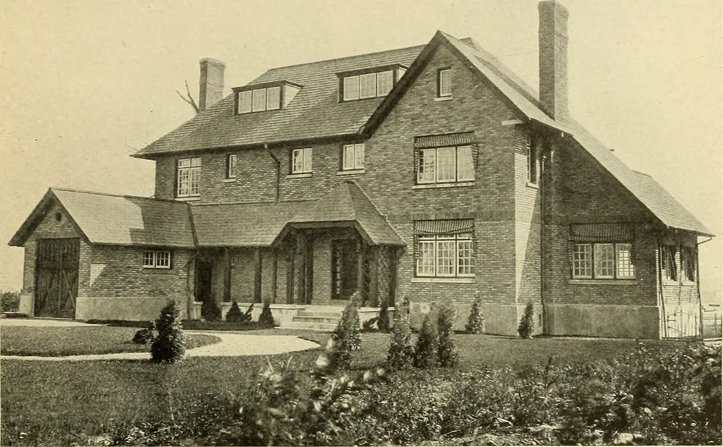 An illustration from The Natco suburban house and garage : attractive economical durable fireproof, 1915, leaf 78