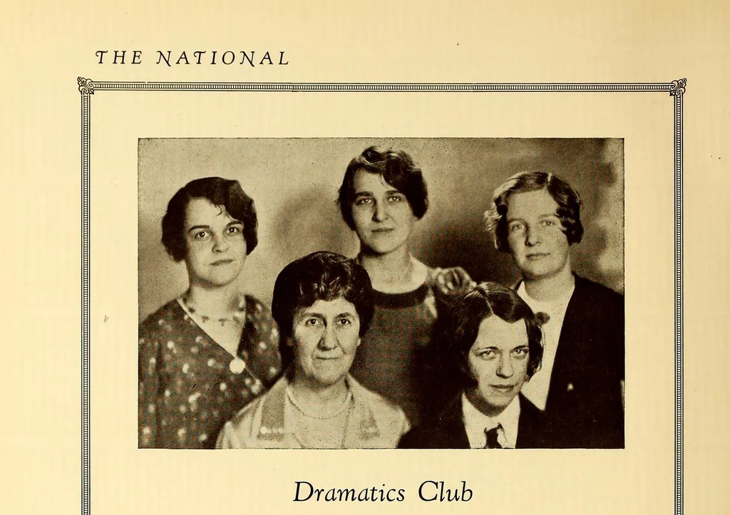 An illustration from The National, 1928, leaf 92