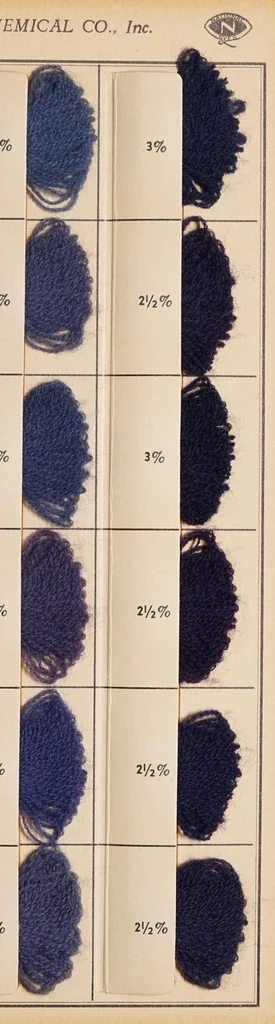 An illustration from National acid dyes on wool / manufactured by National Aniline & Chemical Co., Inc., 1917, leaf 29