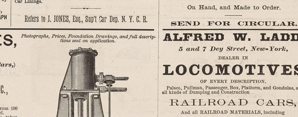 An illustration from National car builder, 1870, leaf 445