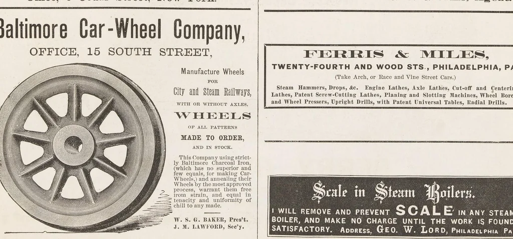 An illustration from National car builder, 1870, leaf 105